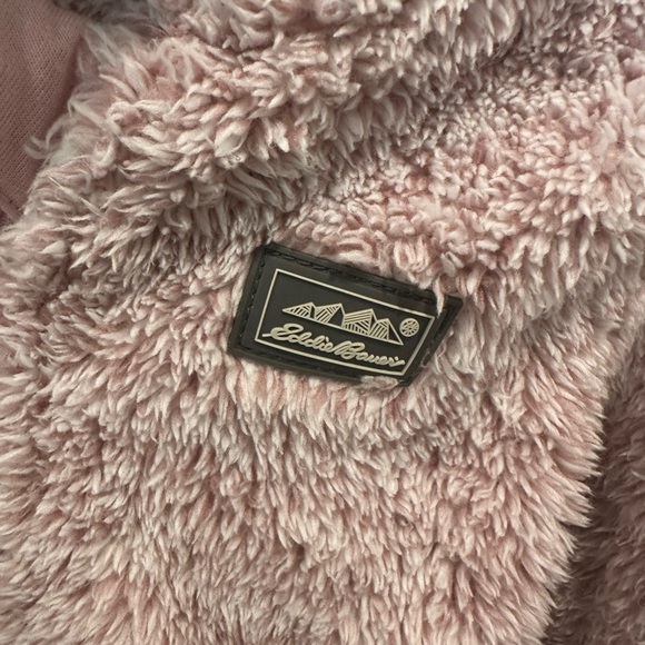 Eddie Bauer Blush Fleece Jacket with Hood - Picture 3 of 4